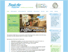 Tablet Screenshot of freshairtricklevent.com